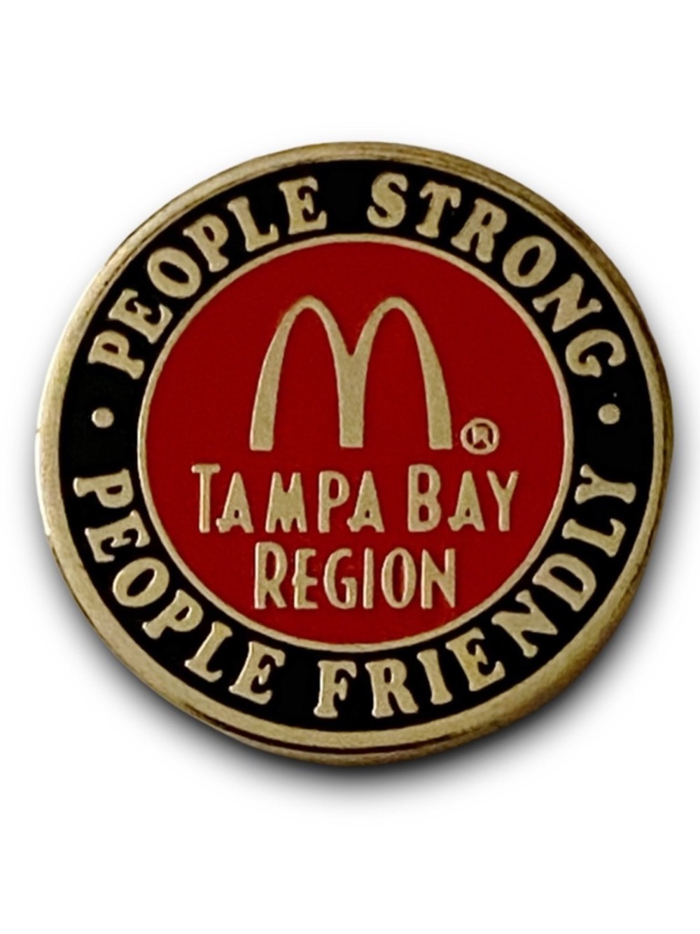 McDonald’s Pin People Strong People Friendly Tampa Bay Region Metal Lapel Pin